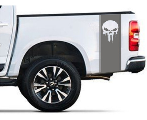 Franjas Laterales Camionetas 08 Punisher Graficastuning 00012