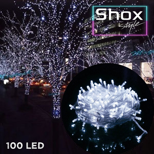 Imagen 4 de 8 de Luces Micro Led Arbol Navidad X 100 Alto Brillo Directo 220v