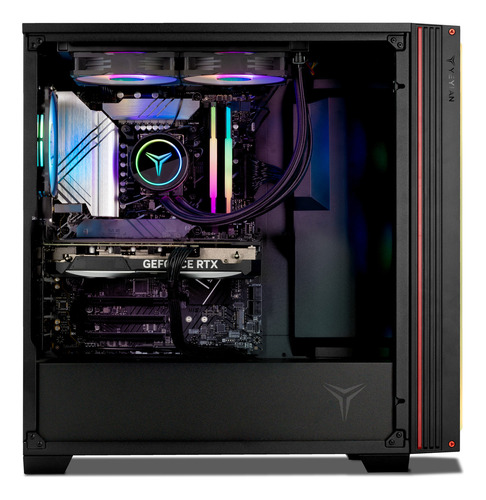 Pc Gamer Yeyian, Nvidia Rtx 4070 Ti 12gb, Amd Ryzen 9 9900x 4.4 Ghz, 64gb Ddr5 6000mhz Rgb, 4tb Nvme 4 Gen, 750w 80 Plus Bronze, Wi-fi, Bluetooth, Enfriamiento Liquido, B650 Ypa-ms990xd-47y1m