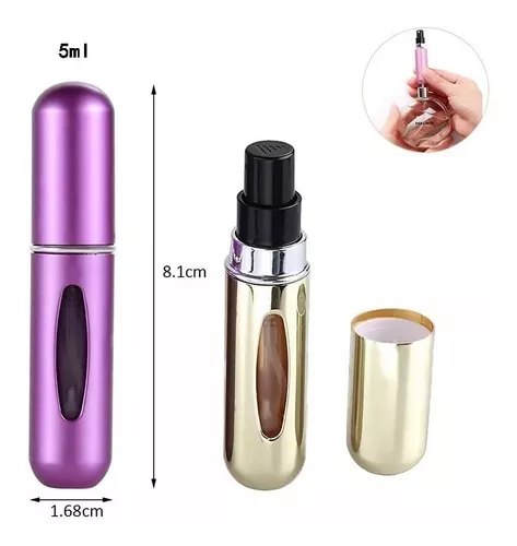 Mini Spray Porta Perfume 5ml Recarregáveis Para Bolsa