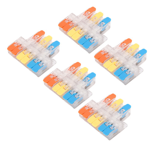 Conector De Fio De Emenda 5 Unidades, 3 Em 6 Saídas Elétrica