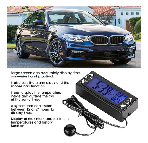 Termómetro Digital Para Coche, Medidor De Temperatura, Termó
