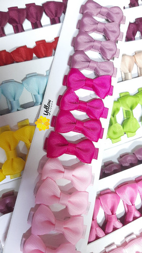 Moños Pequeños Para Bebes Y Niñas 10 Moños 5 Pares