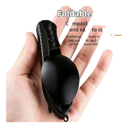 Cuchara, Tenedor Y Cuchillo Plegables 3 En 1