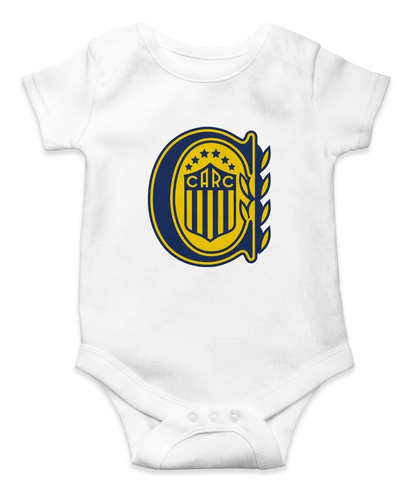 Body Para Bebé Personalizado Rosario Central Algodón