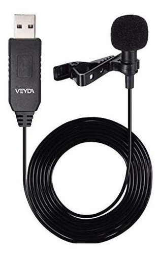 Veyda Vd Lu1 Usb Lavalier Clip De Solapa En Micrófono ...