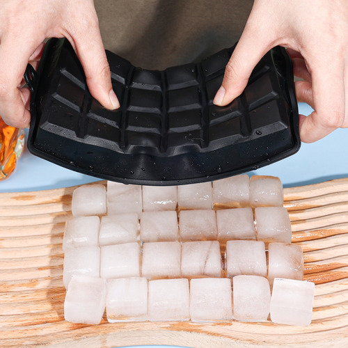 Molde De Silicona Para Rejilla De Hielo De 24 Cuadrados Para