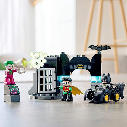 Bloque Lego Duplo Batman Robin Guason Y Baticueva 33 Piezas 