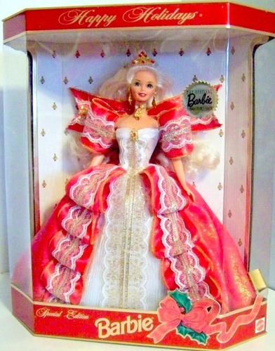 Barbie  Happy Holidays Doll Edición Especial - Rubio