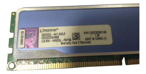 Memória Desktop 4gb Ddr3 Kingston Khx1333c9d3b1/4g (Usado)