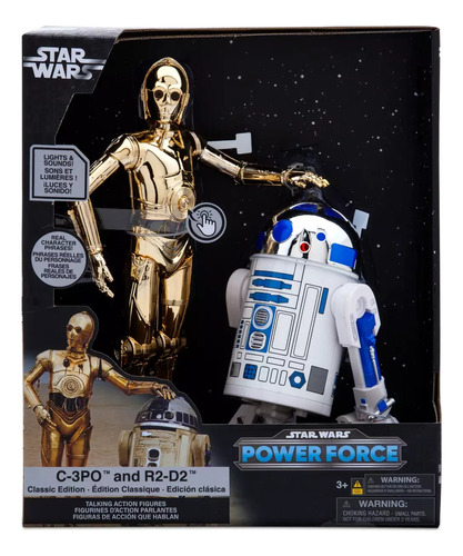 Muñecos C3po Y R2d2 Star Wars Disney Store 2024