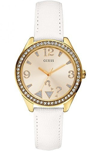 Reloj Guess Para Mujer W0402l1 Correa De Cuero De Cuarzo