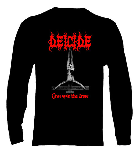 Polera Manga Larga Deicide - Ver 16 - Once Upon The Cross