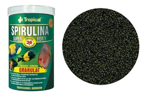 Tropical Super Spirulina Forte Granulado 150g Peces Premium