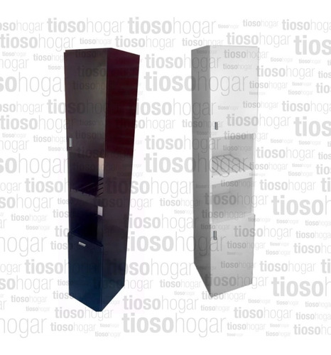 Imagen 3 de 10 de Tolva Laqueada Mueble Baño 40 O 30 Volcador Wengue Blanco