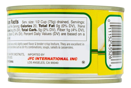 Castañas En Conserva Dynasty Importadas Kosher Sin Bpa 142g