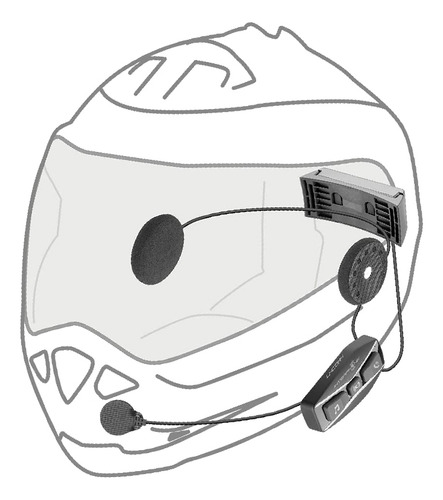Intercomunicador Bluetooth | Casco | Interfono uCom4TP