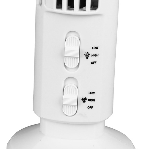 Ventilador De Mesa, Torre Sem Lâminas, Oscilante De 90 Graus