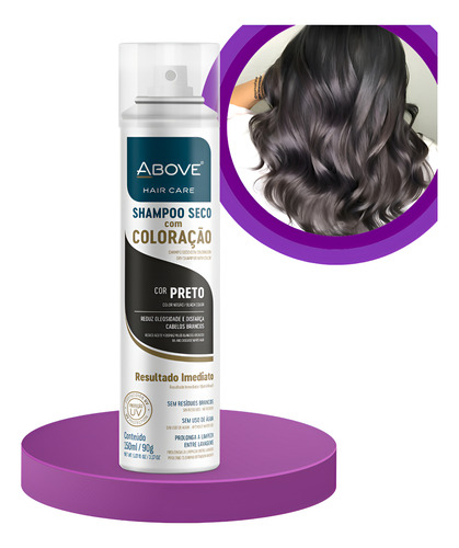 Shampoo A Seco Com Coloração Above 4 Variação De Cor 150ml