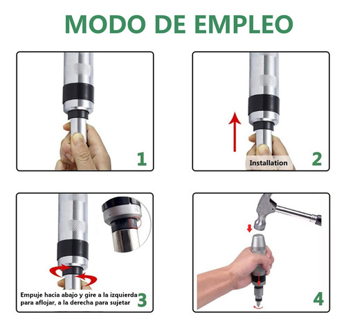 Destornillador De Impacto 13 En 1, Resistente Y Multifuncion