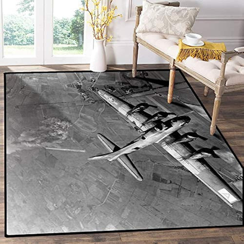 Rug Pad B 17 Bomber Over Germany Ww2 1943 Play Mat Indoor Ar