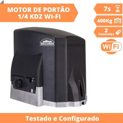 Motor Garen Portão Correr Wifi Bluetooth App Celular 220v Frequência 433