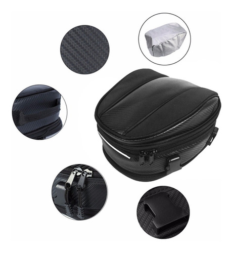 Moto Bolsa De Asiento Trasero Para Motocicleta Bolsa