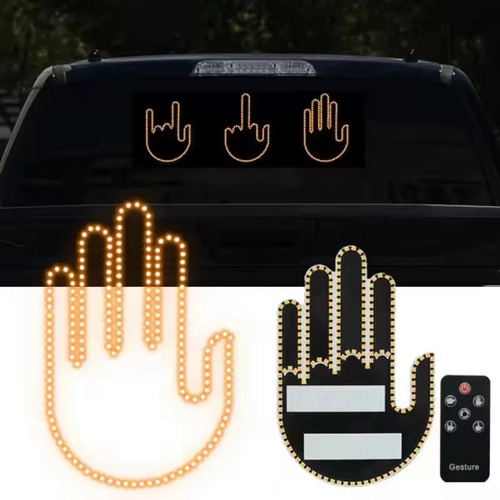 Señal De Parabrisas Manito Luz Led Con Control 3 Modos Auto