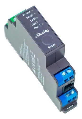 Interruptor Wifi Industrial 2 Canales Inteligente Shelly