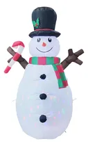 Comprar Muñeco De Nieve Inflable Led Con Forma De Muñeco De Nieve, C