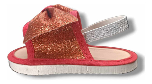 Sandalias Glitter  Bebe No Caminante