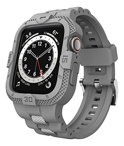 Malla Para Apple Watch Series 9 8 7 45mm/44mm/42mm Gris