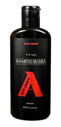 Alfa Look's Shampoo Para Barba 200 Ml