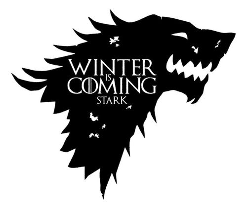 Vinilo Decorativo Juego De Tronos Winter Is Coming Stark