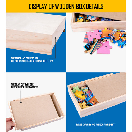 Rompecabezas De Construcción En D En Cajas De Rompecabezas Y