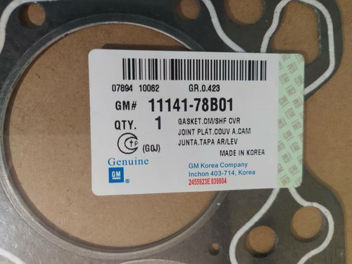 Imagen 2 de 4 de Empacadura Cámara Gm Matiz Tico Damas Labo