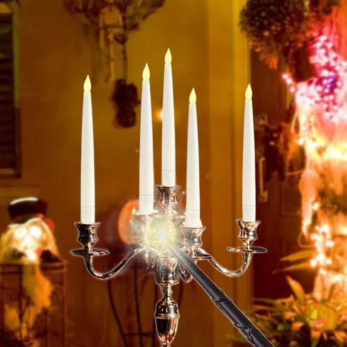 Velas Cónicas Sin Llama, Velas Cónicas Led, Luz 10 Piezas