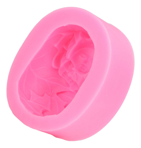 Molde De Chocolate Para Bebés, De Silicona, Color Rosa Encan
