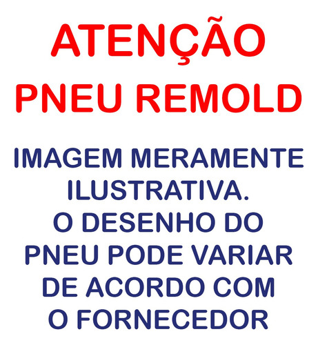 Pneu Remold Traseiro 80/100-14 Para Honda Pop 110i 2026