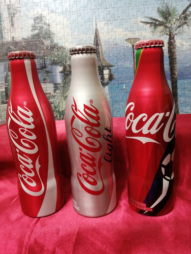 Botellas De Colección De Aluminio De La Coca Cola 