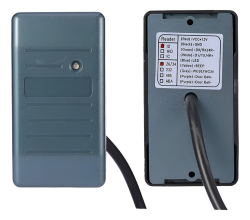 Lector Tarjetas Rfid Em 125 Khz 26/34mgz