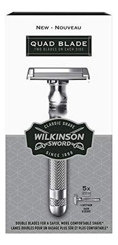 Wilkinson Sword Quad Blade Maquinilla De Afeitar Para Hombre