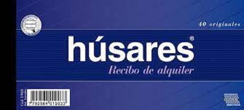 Recibo De Alquiler Husares 1903 Paquete X 10 Unidades