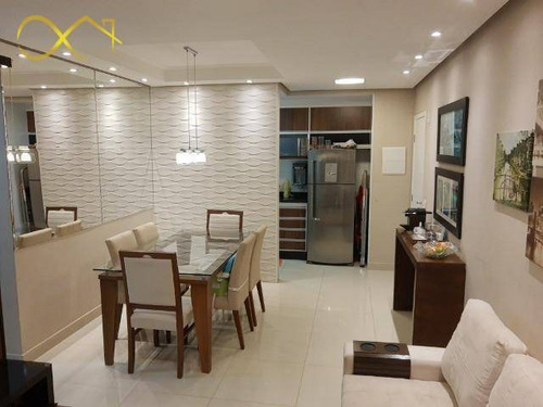 Apartamento Com 3 Dormitórios À Venda, 69 M² Por Première Morumbi - Paulínia/sp - Ap0963