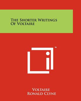 Libro The Shorter Writings Of Voltaire - Voltaire