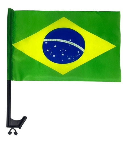 Bandeira Do Brasil De Janela [34x22cm