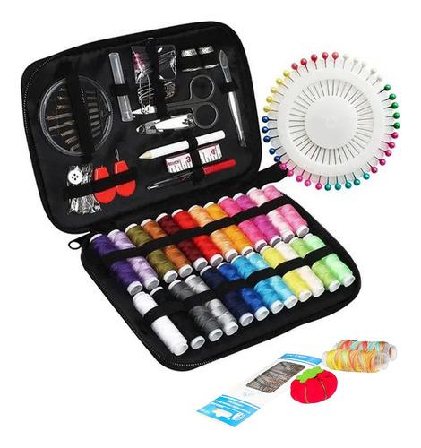 Costurero Completo Kit De Costura + Estuche 133 Piezas