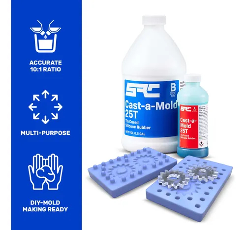 Proyectos De Fundicion Versatiles Con Cast-a-mold 25t Rtv