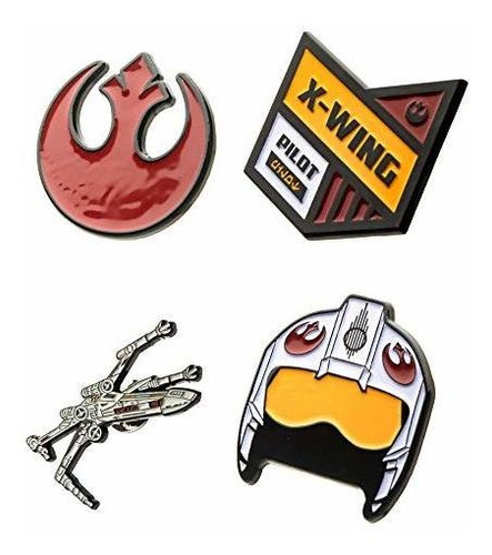 Imagen 2 de 4 de Star Wars Jewelry Unisex Adulto Alianza Rebelde Símbolo Y X-