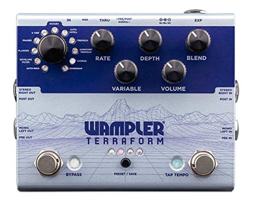 Wampler Terraform Multi-modulation Guitar Effects Pedal ( Wa